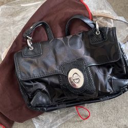 Black Coach Bag 