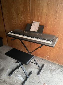 CASIO WK-200 keyboard, Stand And Stool