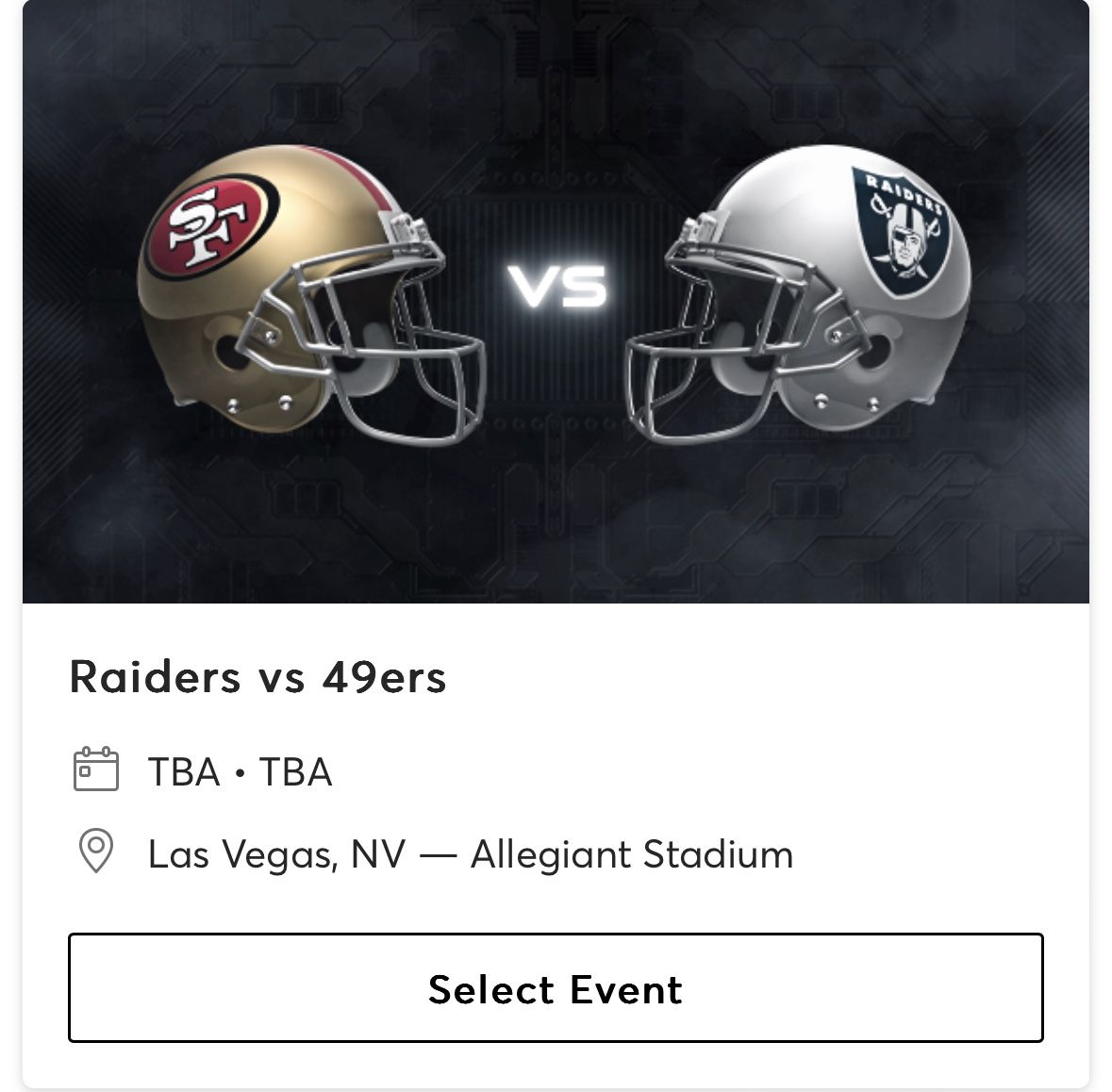 Raiders Tickets