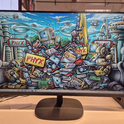 onn. 100095550 32" FHD 1080p 75hz Office Monitor with Bezel-less Display $160