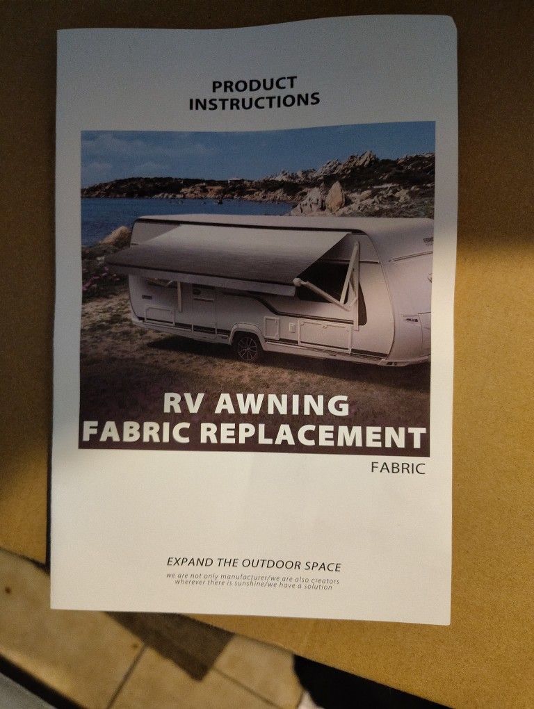 RV AWNING FABRIC REPLACEMENT (New)