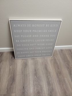 Always Be Honest- Canvas