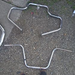 Harley Davidson Handle Bars And Crash Bars