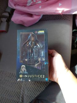 HIYA Injustice 2 BLACK CANARY 4” Figure 1/18 DC Comics RARE