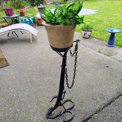 Custom Forged Cast Iron Stand