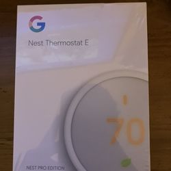 Google thermostat nest E 