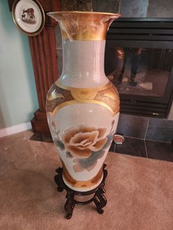 Vintage Large decorative floor vase