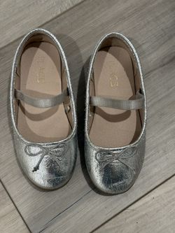 Silver Toddler Shoes Size 8