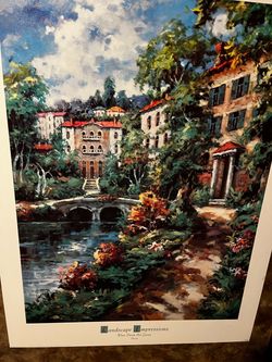 Beautiful large wall art landscape