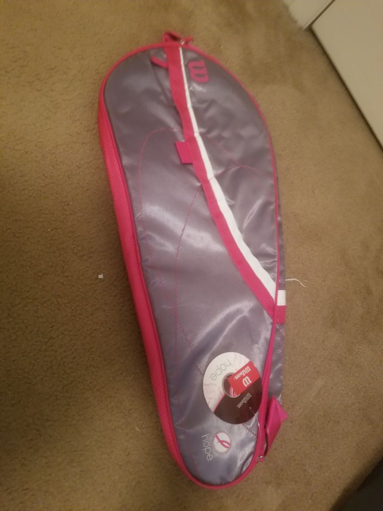Wilson hope breast cancer tennis racket bag