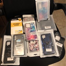 Phone Cases (9-new) 1-new Kindle Case.  $14 For All