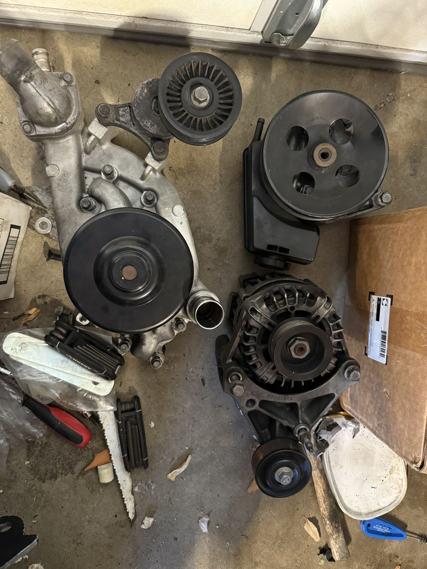 LS3 Alternator Water pump Power Steering