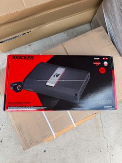 Kicker 51LX3000.1 3000 Watt Mono Class-D Subwoofer Amplifier with Smart Bass