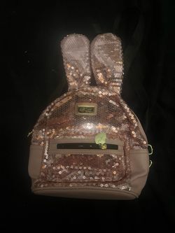 Form the store pink , pink bunny sequence bag