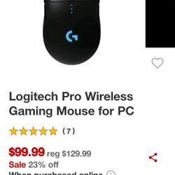 Logitech Pro Wireless Gaming Mouse 