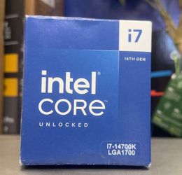 New sealed Intel 14th Gen Core i7-14700K LGA1700 3.4GHz 20-Core CPU