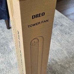 Ventilador de torre DREO nuevo con pantalla táctil y control remoto