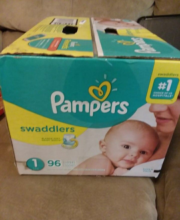 Pamper swaddlers Size 1 👶 96Count diapers $25/Box (Offers will be ignored)