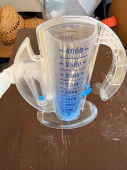 AirLife 4000mL Incentive Spirometer – Lung Exerciser – Like New