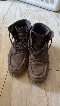 Irish setters boots used in construction