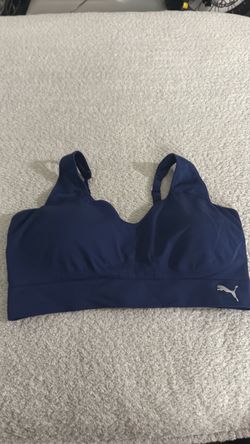 Puma Women's Sports Bra Navy Blue (XL)