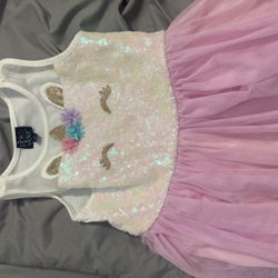 Girls Unicorn Dress Size 6x