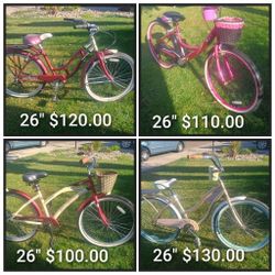 Women's Beach Cruiser Bicycles