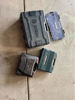 Tool cases (Bosch, Metabo, Kobalt, SKIL) - Cases Only