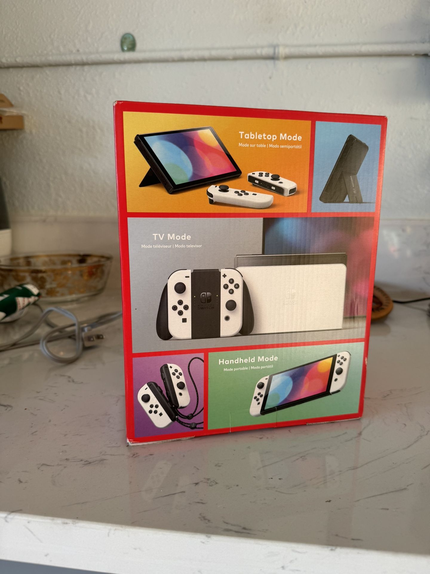 Nintendo Switch (OLED model) with White Joy Con Video games & Consoles