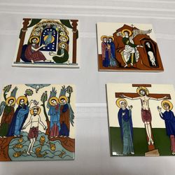 Jerusalem Pottery Tiles Wall Hangings 