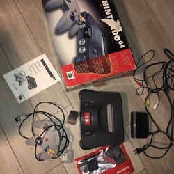 Nintendo 64 complete plus extras