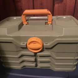 Tackle Box And Fishing Poles 