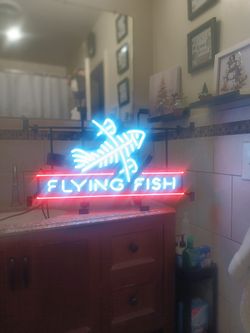 Flying Fish Neon Sign
