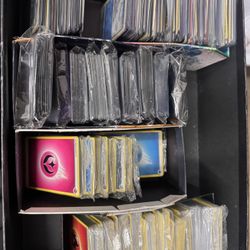 Pokemon Lot, 238 Cards, 17 Sealed Energy Card Packs & 9 Packs Of Sleeves