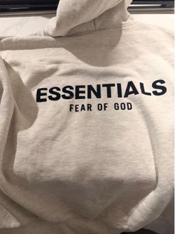Large in girls small in men essentials hoodie