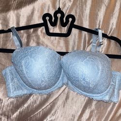 Victoria Secret Dream Angels Baby Blue Lace Bra