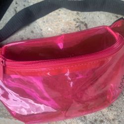 NYX Transparent Pink Fanny Pack