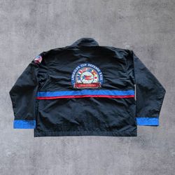 Vtg 1995 America’s Cup Stars & Stripes Jacket Starbus USA-34 Dennis Conner 90s