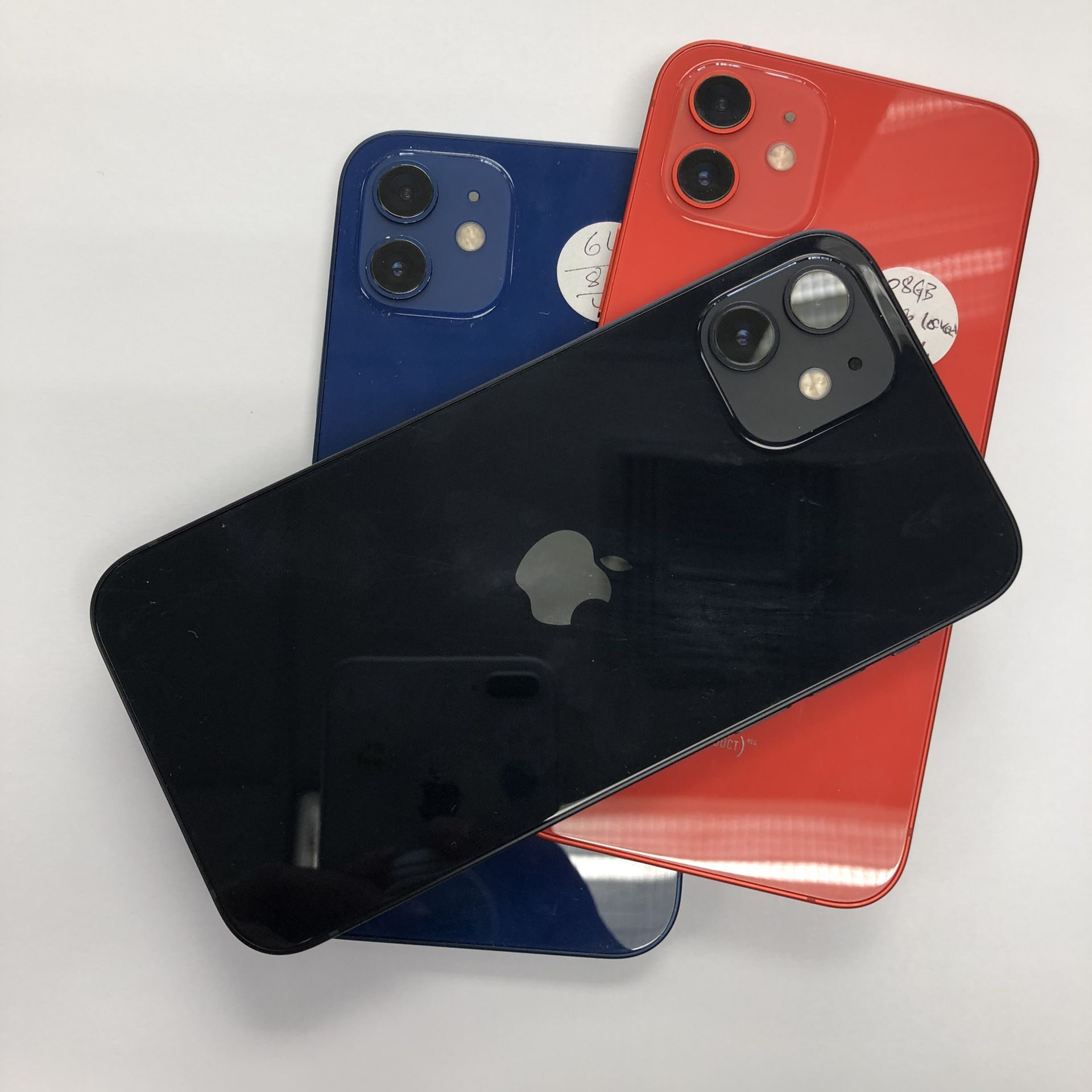 Iphone 12 64gb unlocked sold with store warranty Each