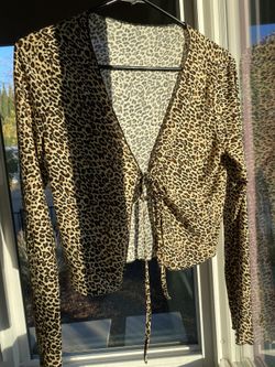 Brand New Leopard Cardigan Top