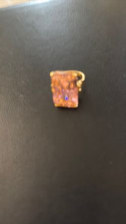 Pink stone ring