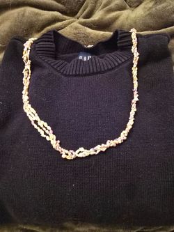 Multi-Color Baroque Freshwater Pearl Necklace (Keshi Style)