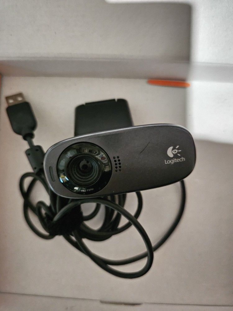 Logitech HD C310 Portable Webcam, 5MP, Black