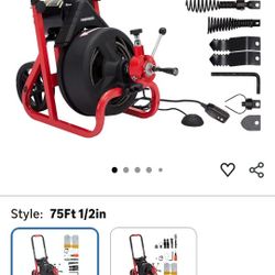 Electric Drain Cleaner Machine  For SALE