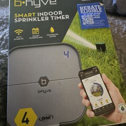4-Zone Smart Indoor Sprinkler Timer