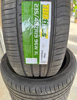 235/40ZR19 TBB Set Of 4 New Tires
