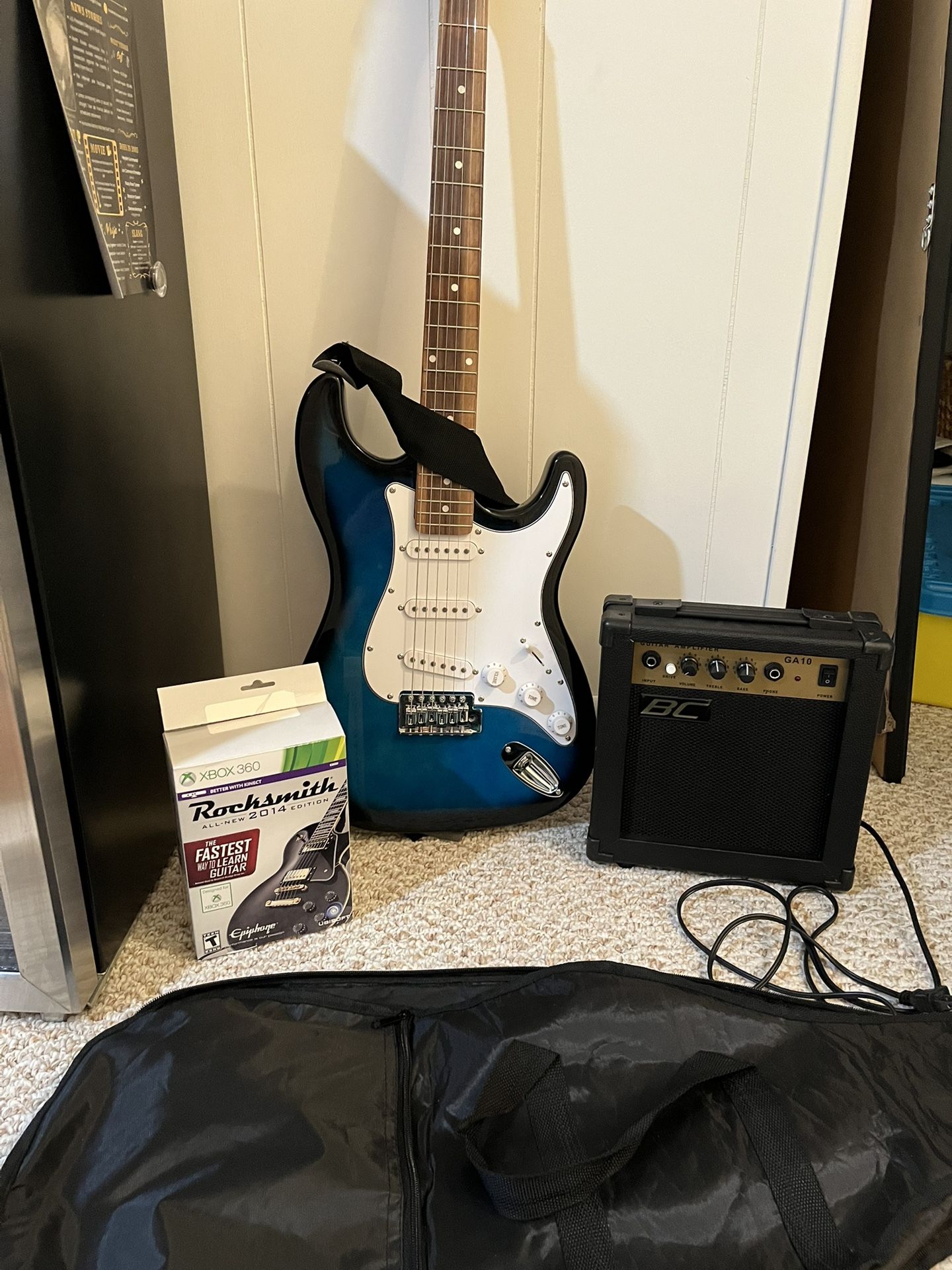 Electric Guitar, Amp and Rocksmith Xbox 360