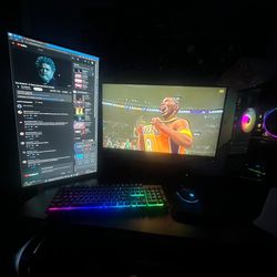 2 Monitors 165 Fps and 1 ibuypower Pc