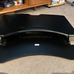Height Adjustable standing desk converter 