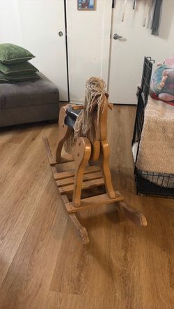 Wooden Rocking Horse Toy